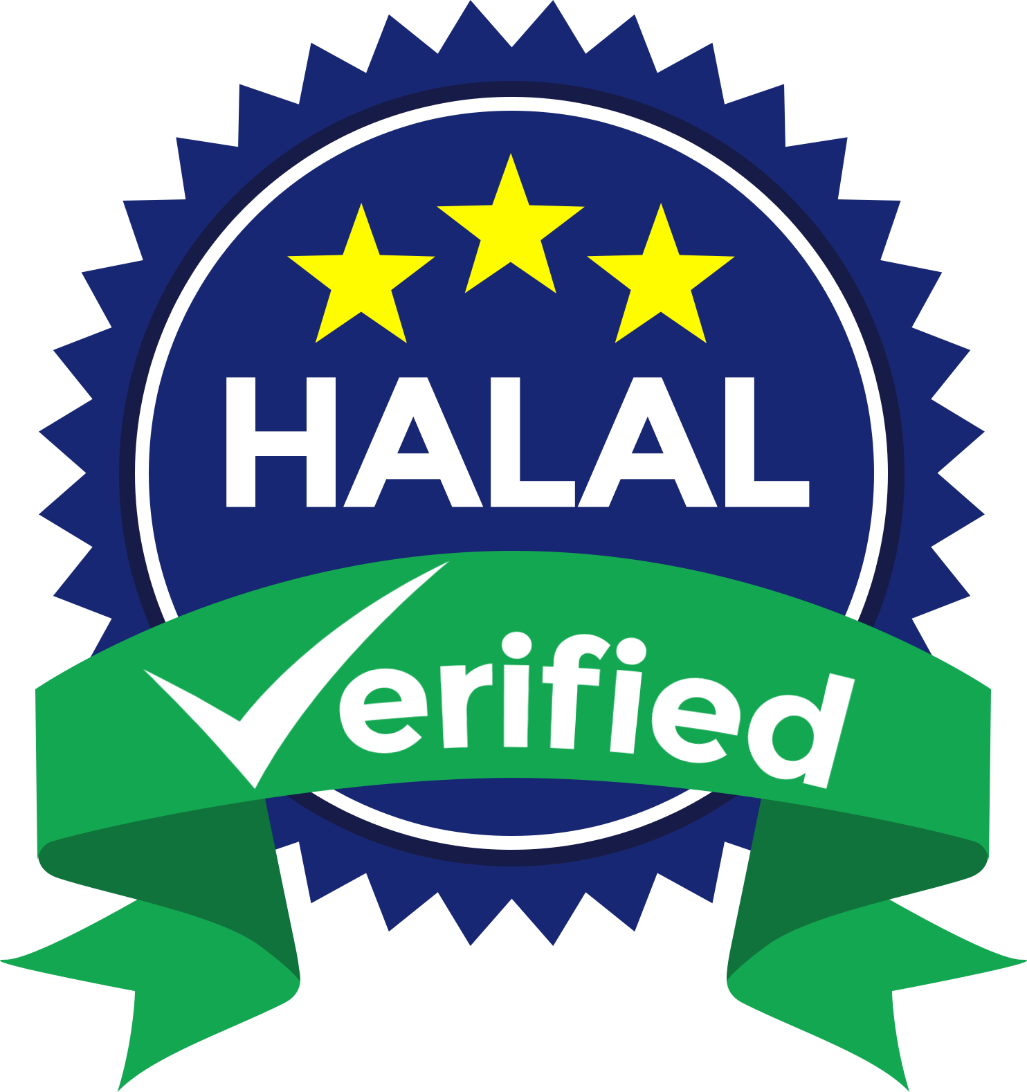 Halal Verified Certification Seal PNG