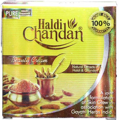 Haldi Chandan Beauty Cream Packaging PNG