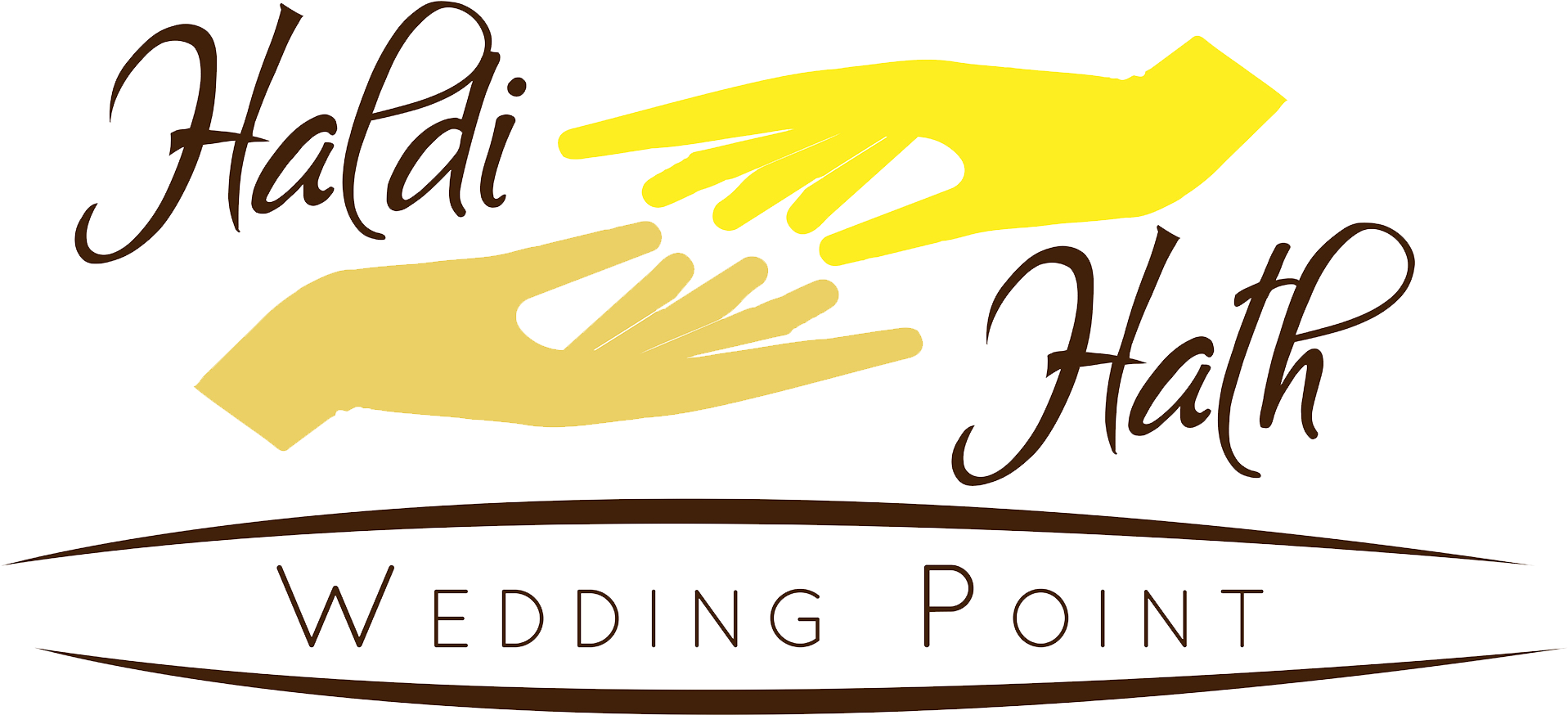 Haldi Hath Wedding Point Logo PNG