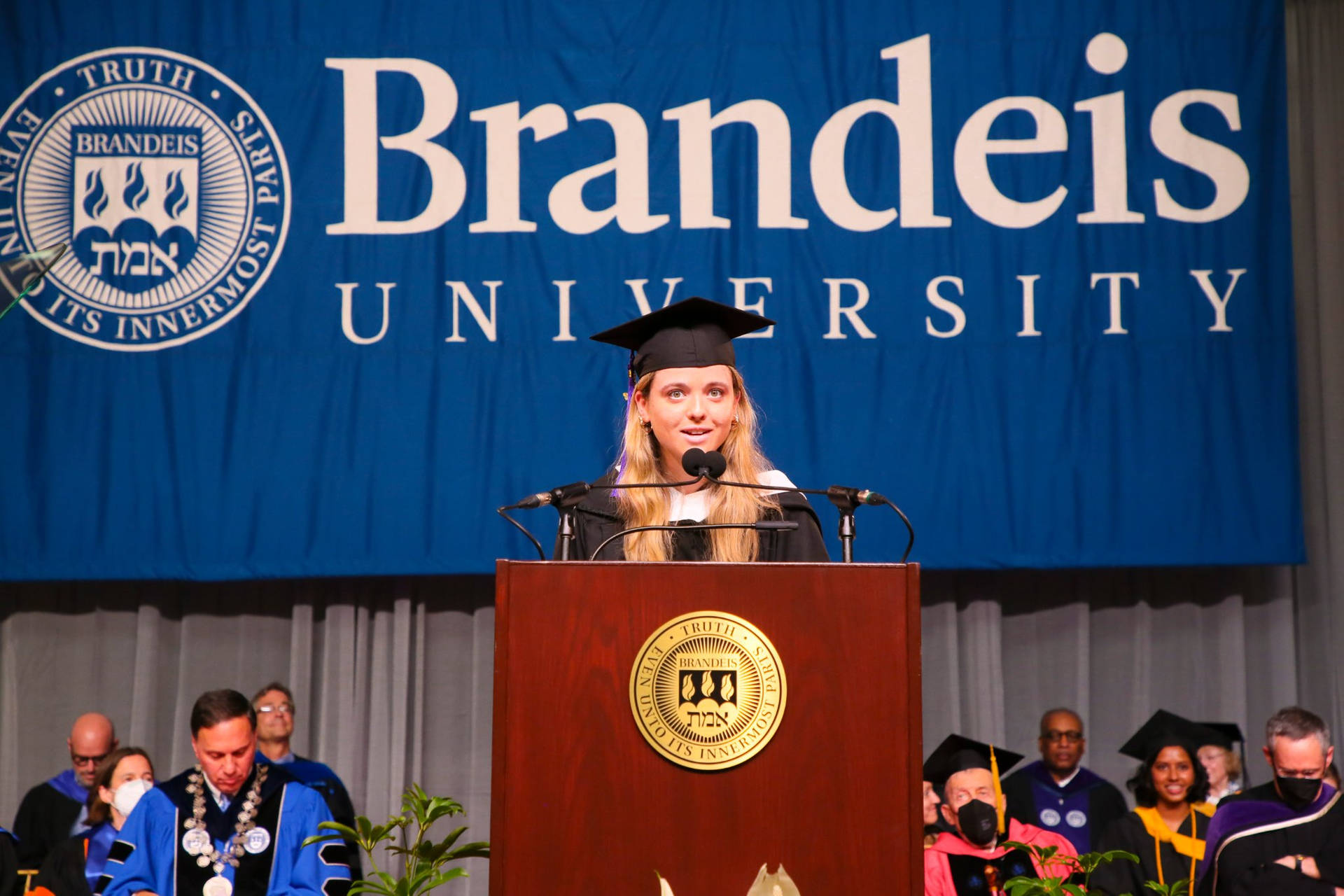 Haley Brown Speech Brandeis University Wallpaper