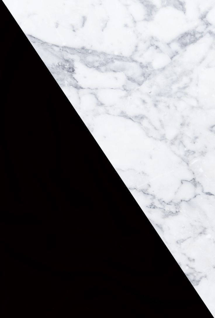 Half Black And Half White Marble Iphone Wallpaper