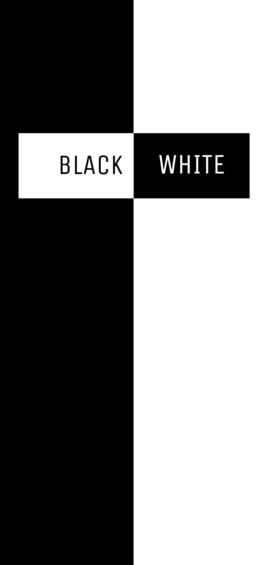 Download Two Worlds Collide Half Black Half White Wallpaper