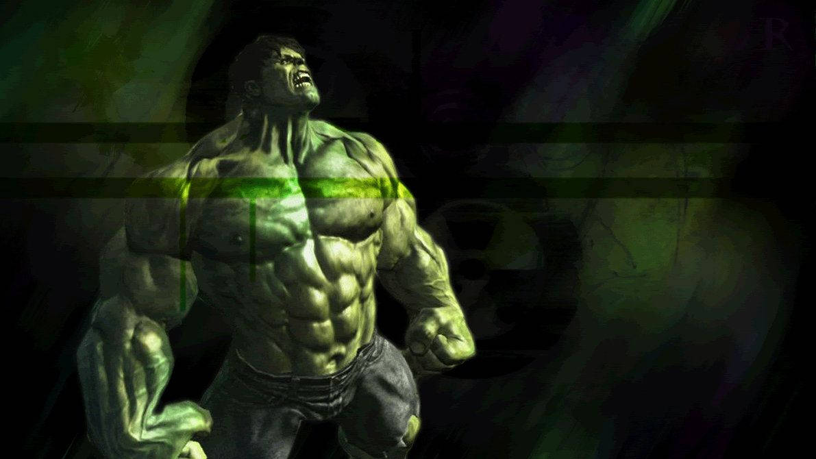 Half Body Incredible Hulk