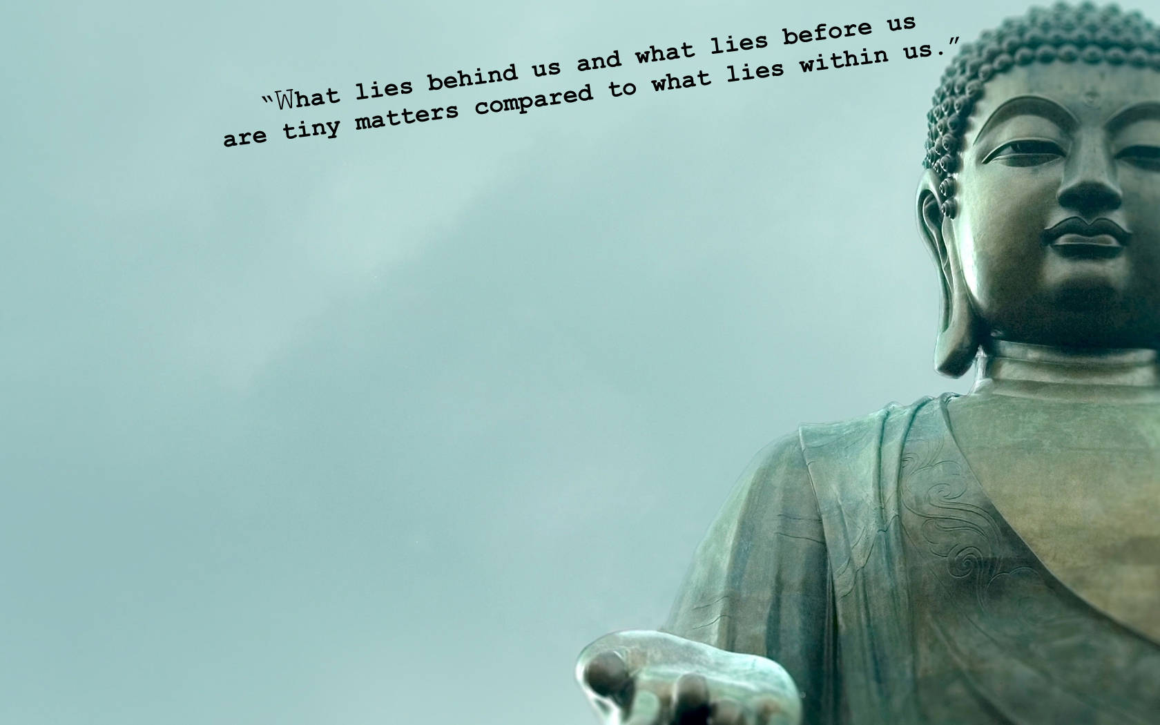 Retratode Medio Cuerpo De Buda Para El Escritorio Fondo de pantalla