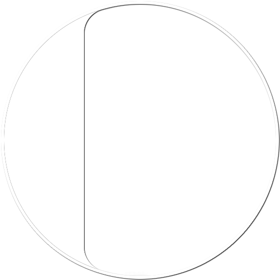 Half Filled Circle Graphic PNG