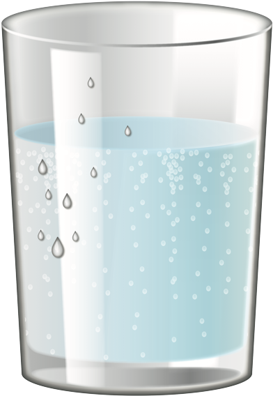 Half Full Glassof Water PNG