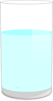 Half Full Glassof Water PNG