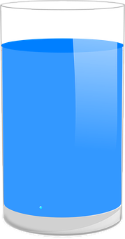 Half Full Glassof Water Vector PNG