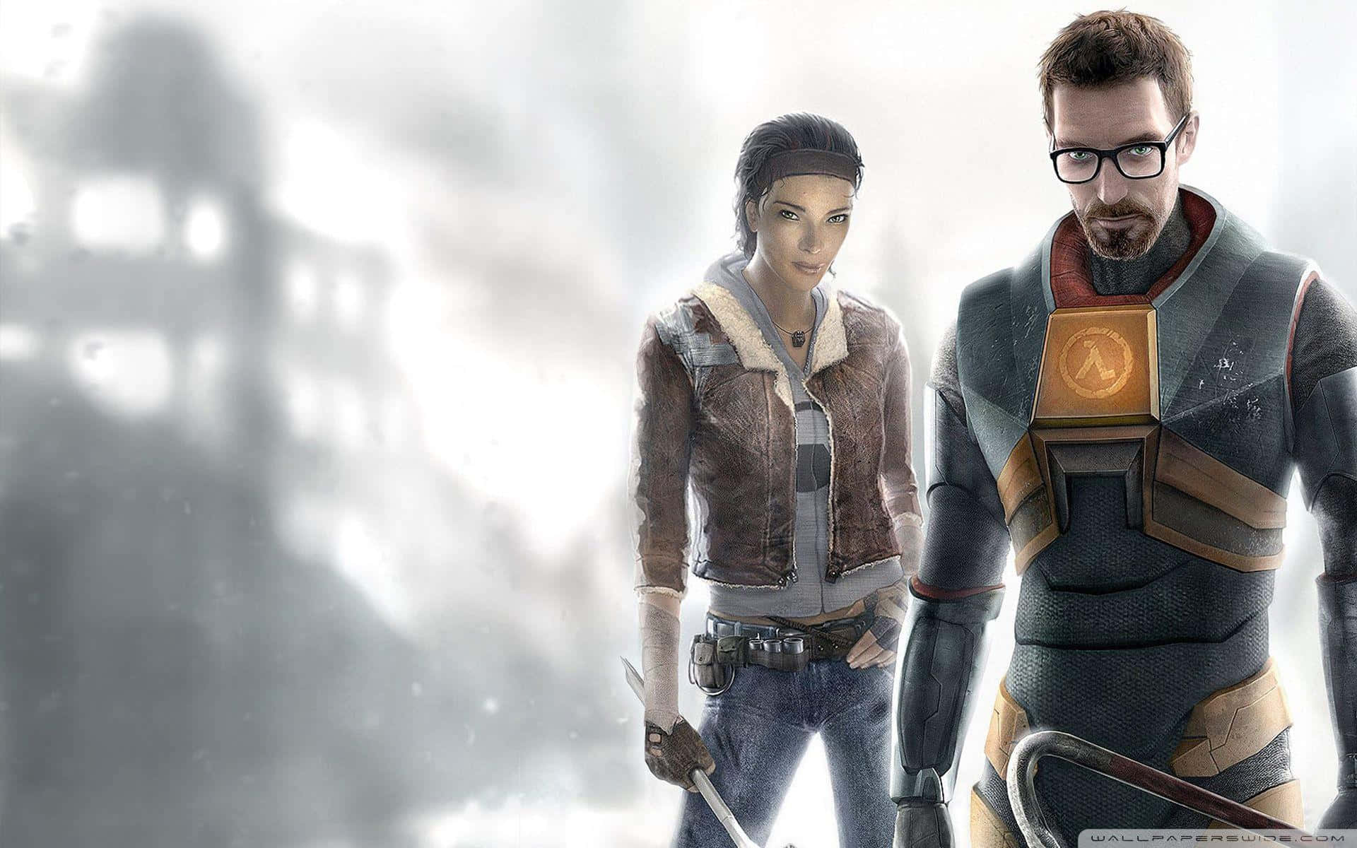 "How will you face your fight in the dystopian world of Half-Life 2?" Wallpaper