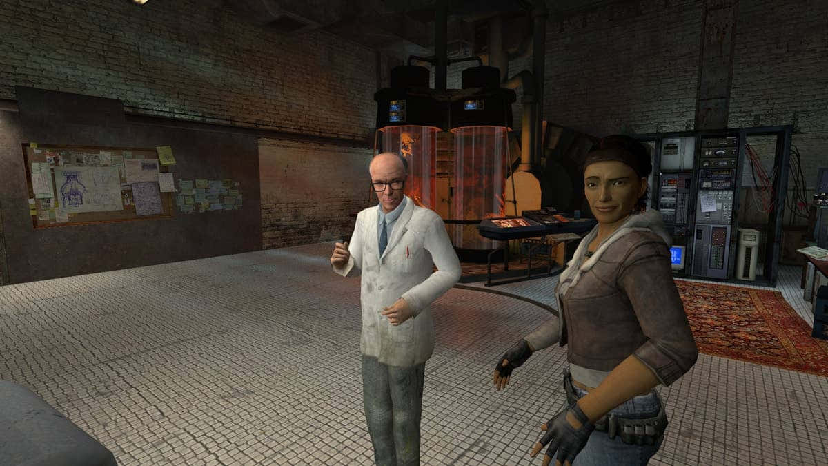 Personajesicónicos De Half-life En Acción Fondo de pantalla