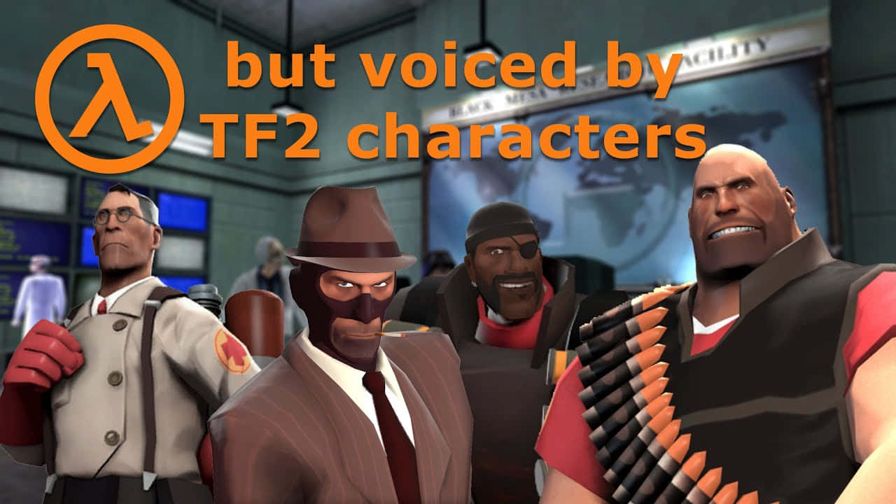 Half-Life Characters in Action Wallpaper