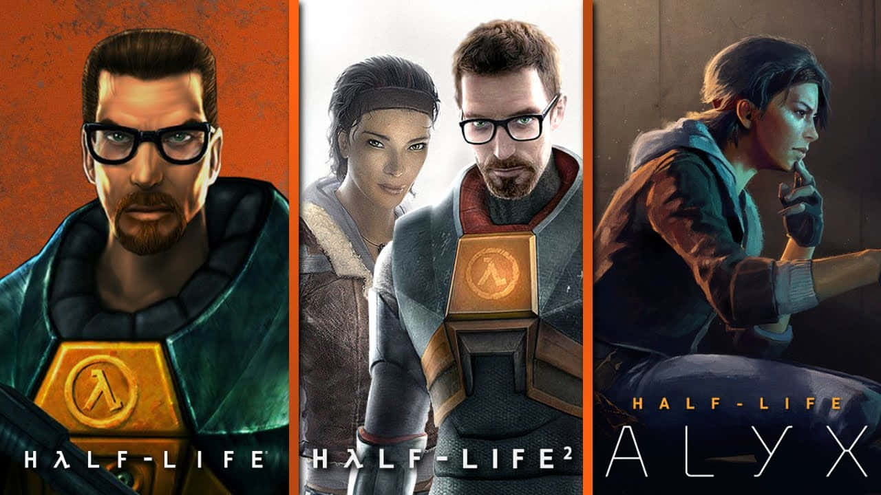 Half-Life Characters Unite Wallpaper