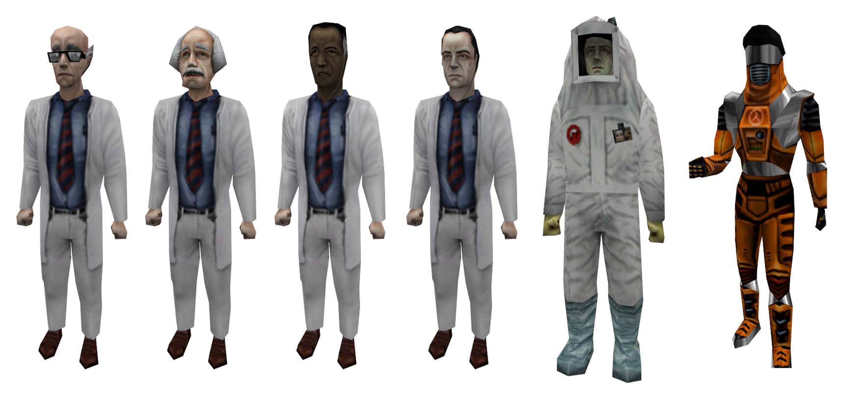 Half-Life Characters in action Wallpaper