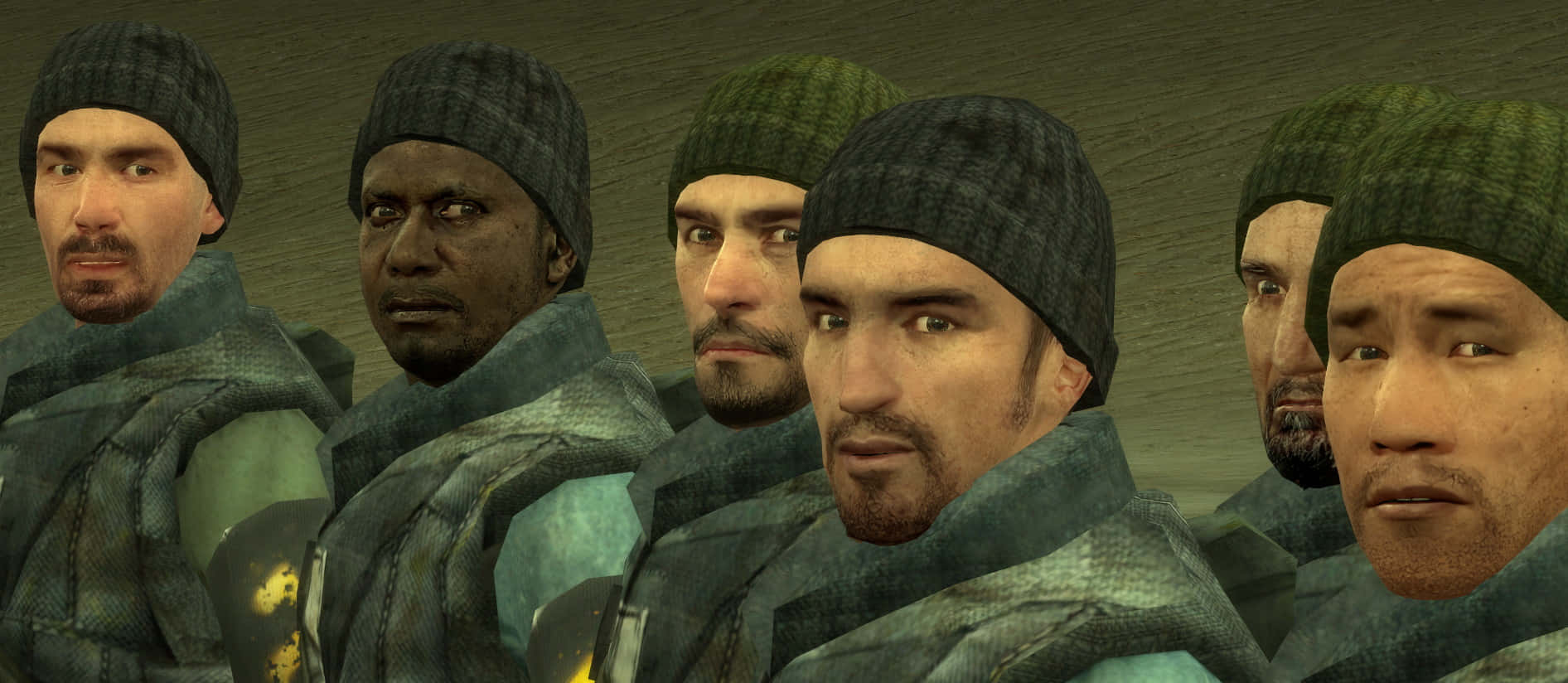 Personajesde Half-life Explorando Un Universo Dinámico. Fondo de pantalla