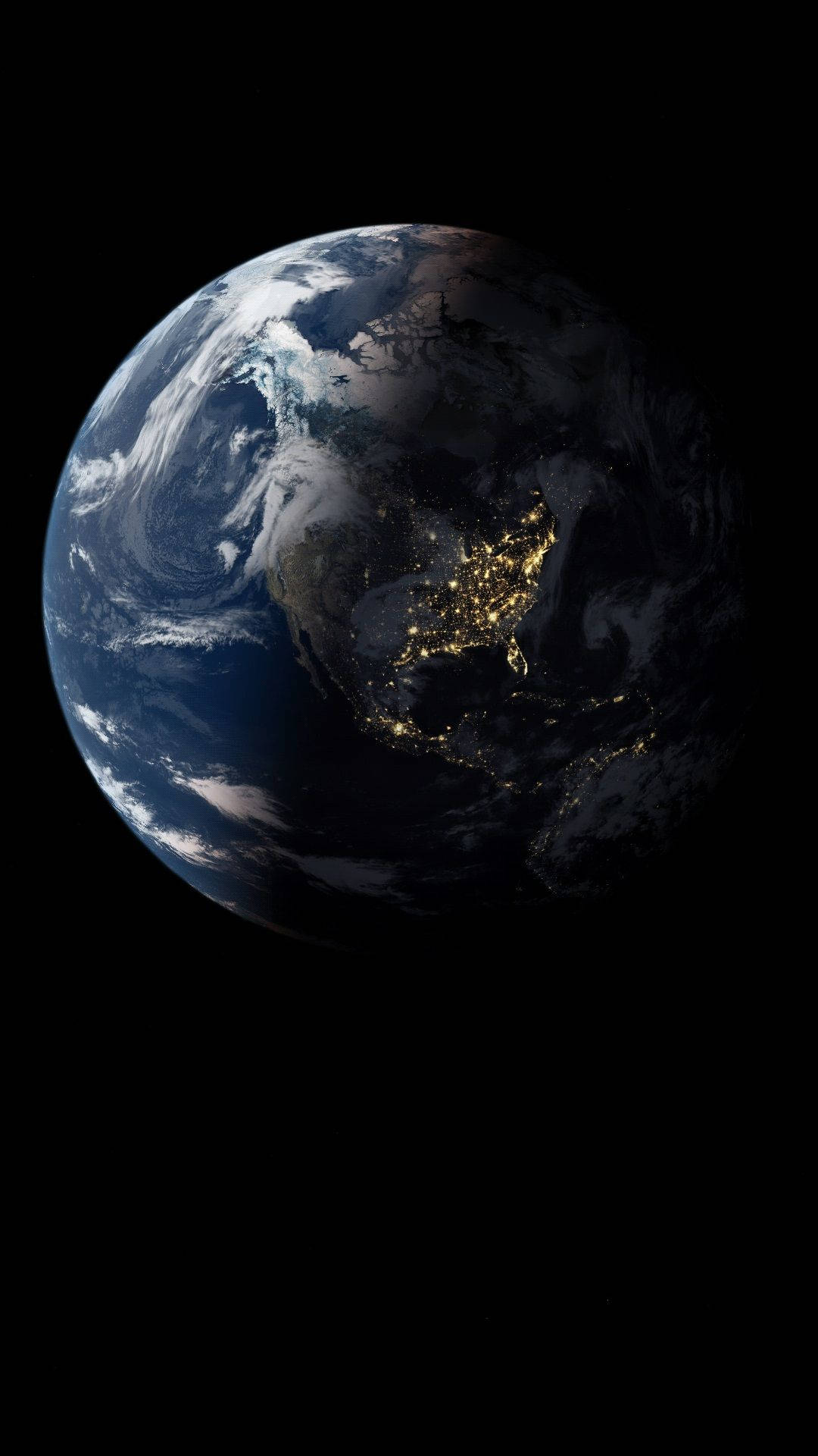 Half-lit Earth Iphone 8 Live Wallpaper