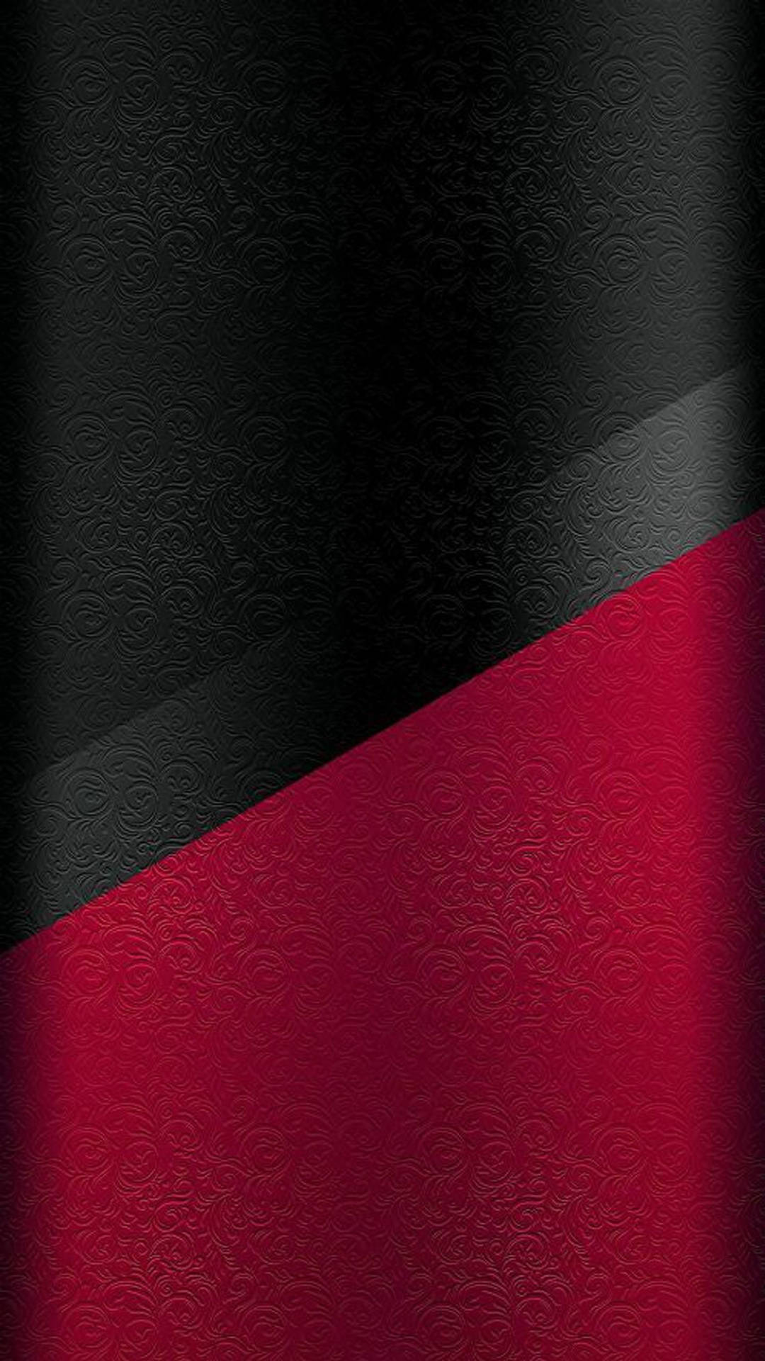 Mediafunda De Cuero Rojo Y Negro Para Iphone Fondo de pantalla
