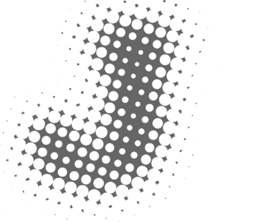 Halftone Pattern Gradient Illusion PNG