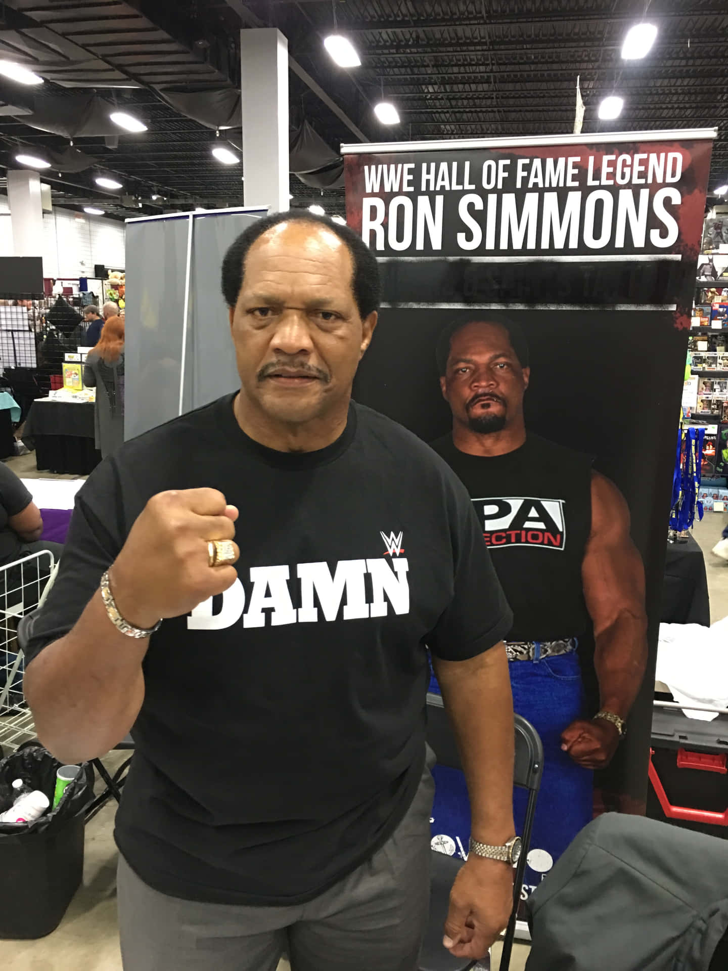 Hall Of Fame Legend Ron Simmons Wallpaper