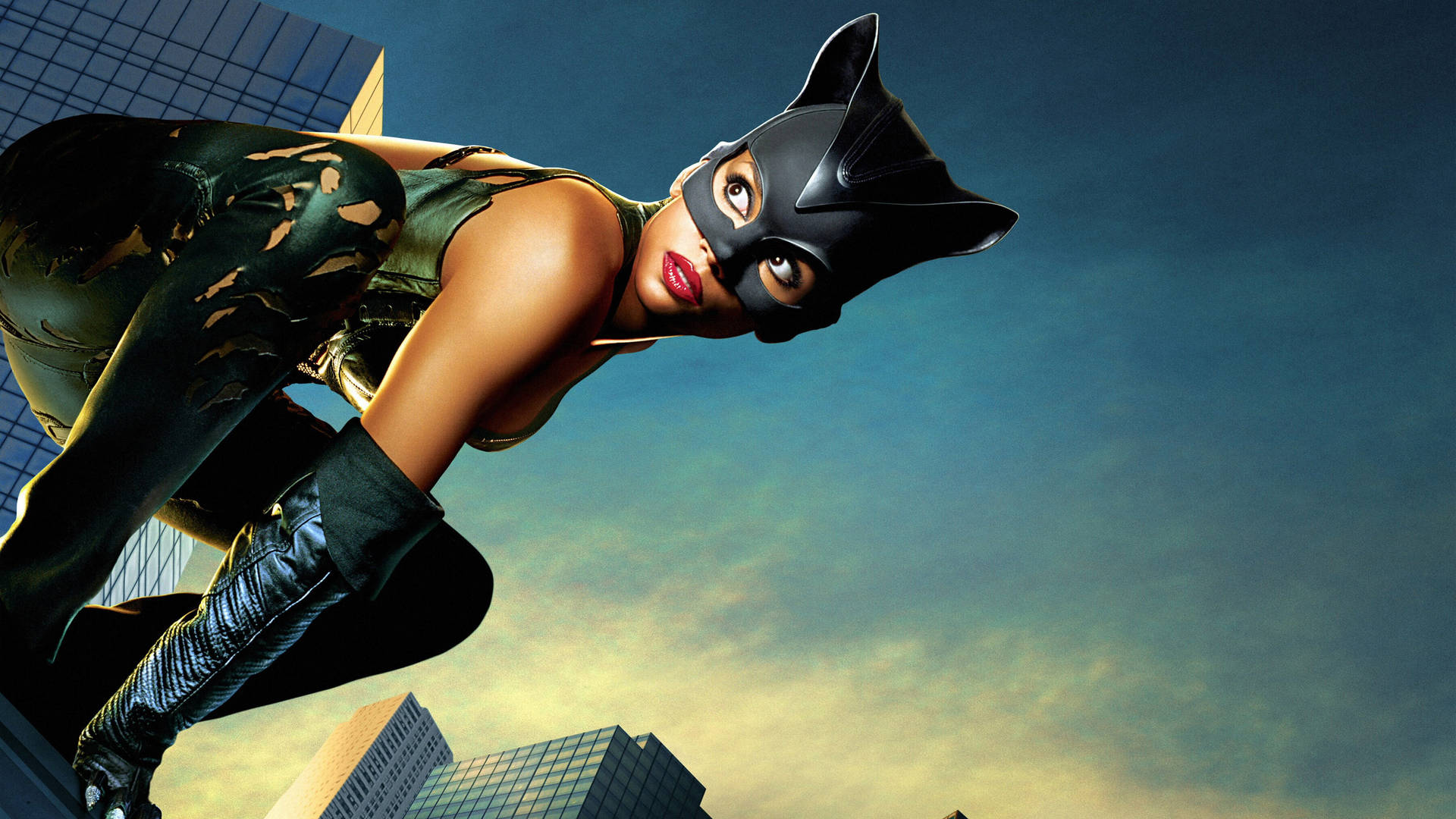Halle Berry As Catwoman Background