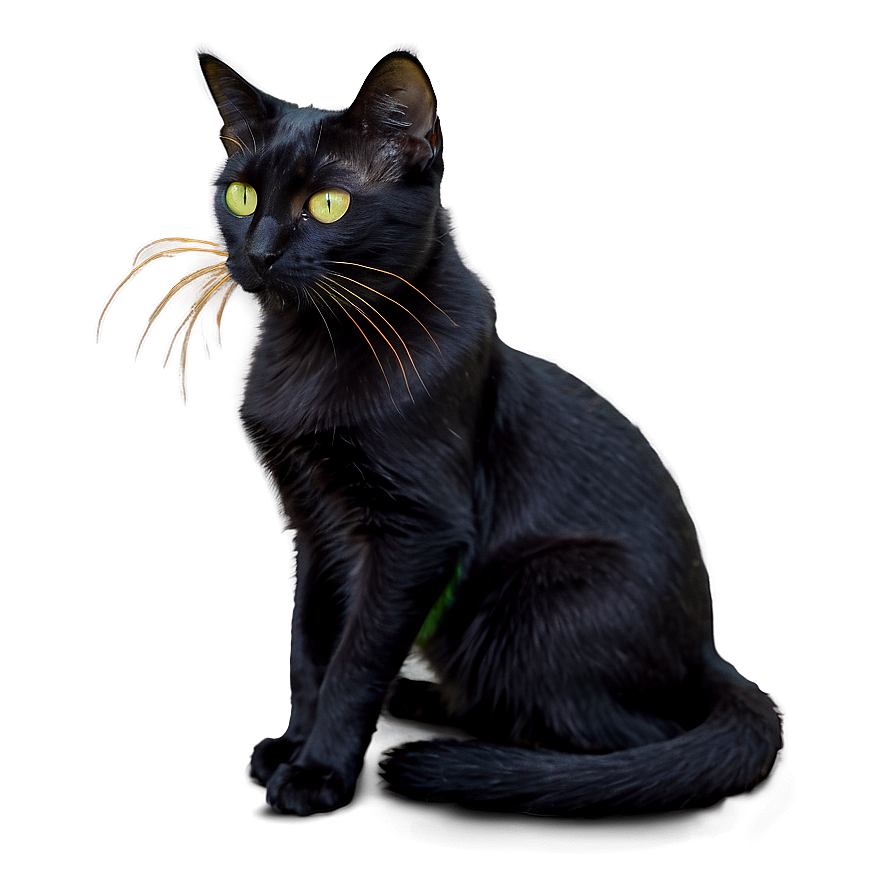 Halloween Black Cat Png B PNG
