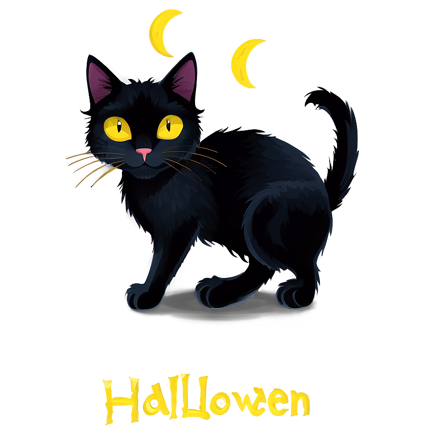 Halloween Black Cat Png C PNG