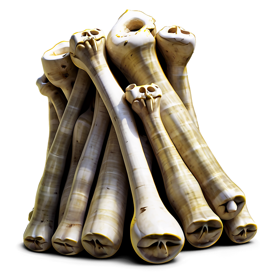 Halloween Bone Pile Png 06132024 PNG