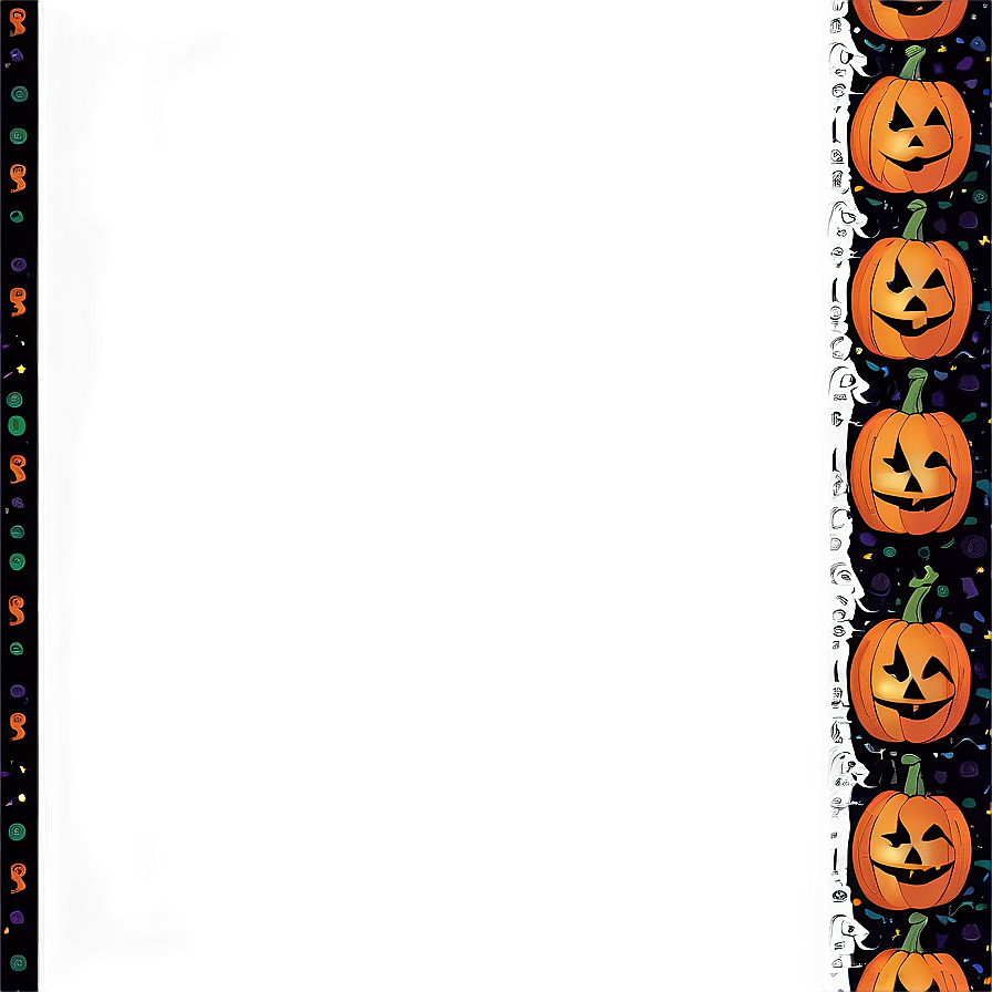 Halloween Border For Certificates Png 14 PNG