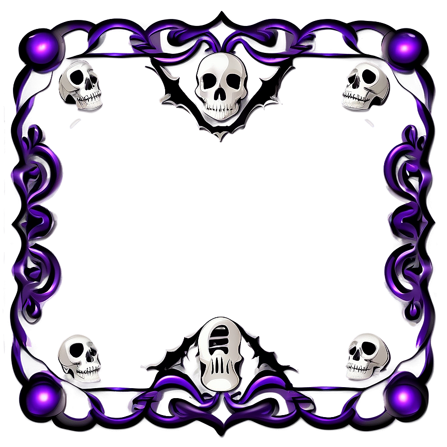 Halloween Border For Certificates Png Fwj PNG