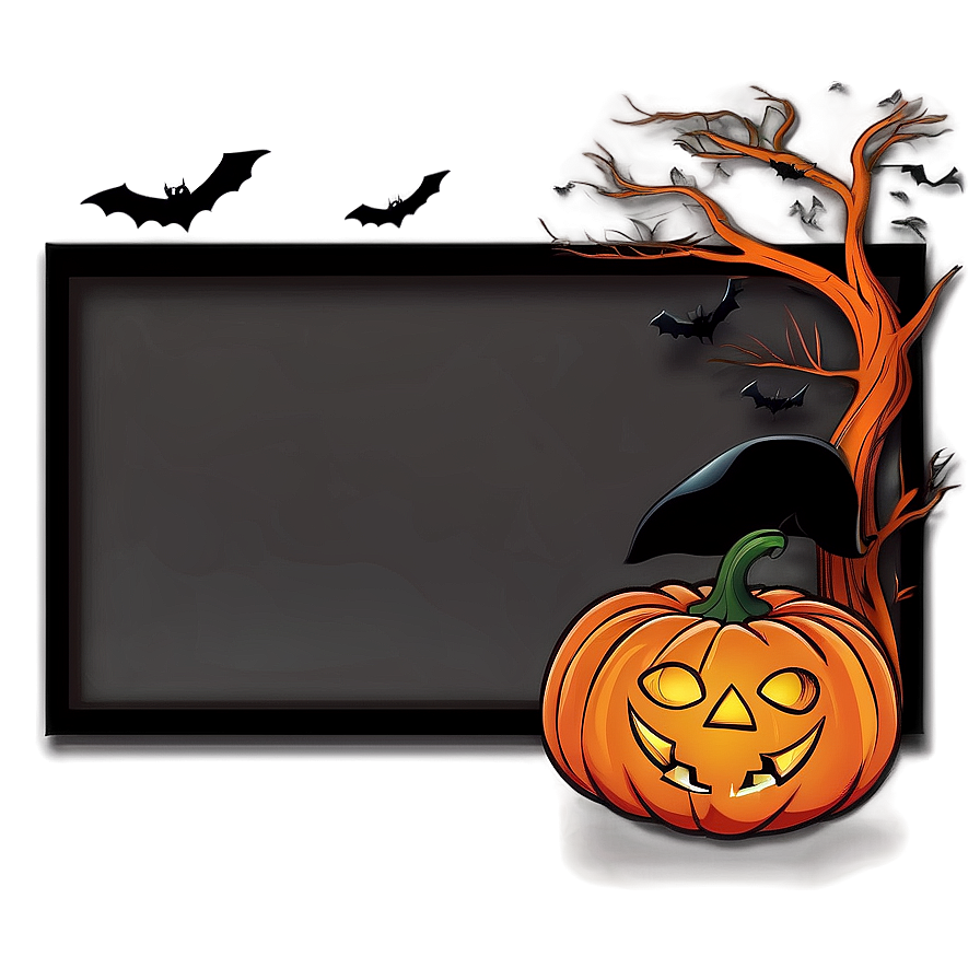 Halloween Border For Flyers Png Cpp PNG