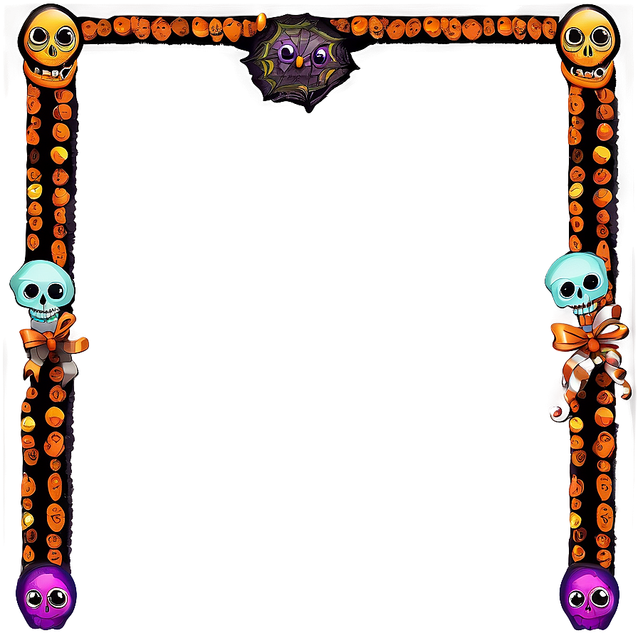 Halloween Border For Scrapbooking Png 8 PNG