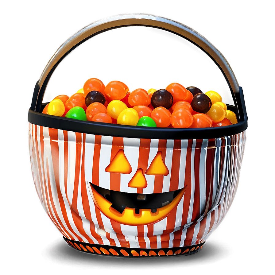 Halloween Candy Bucket Png 04292024 PNG