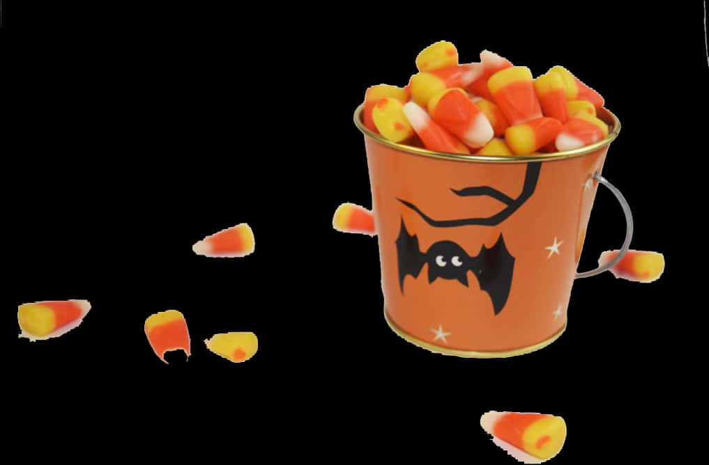Halloween Candy Corn Bucket.jpg PNG