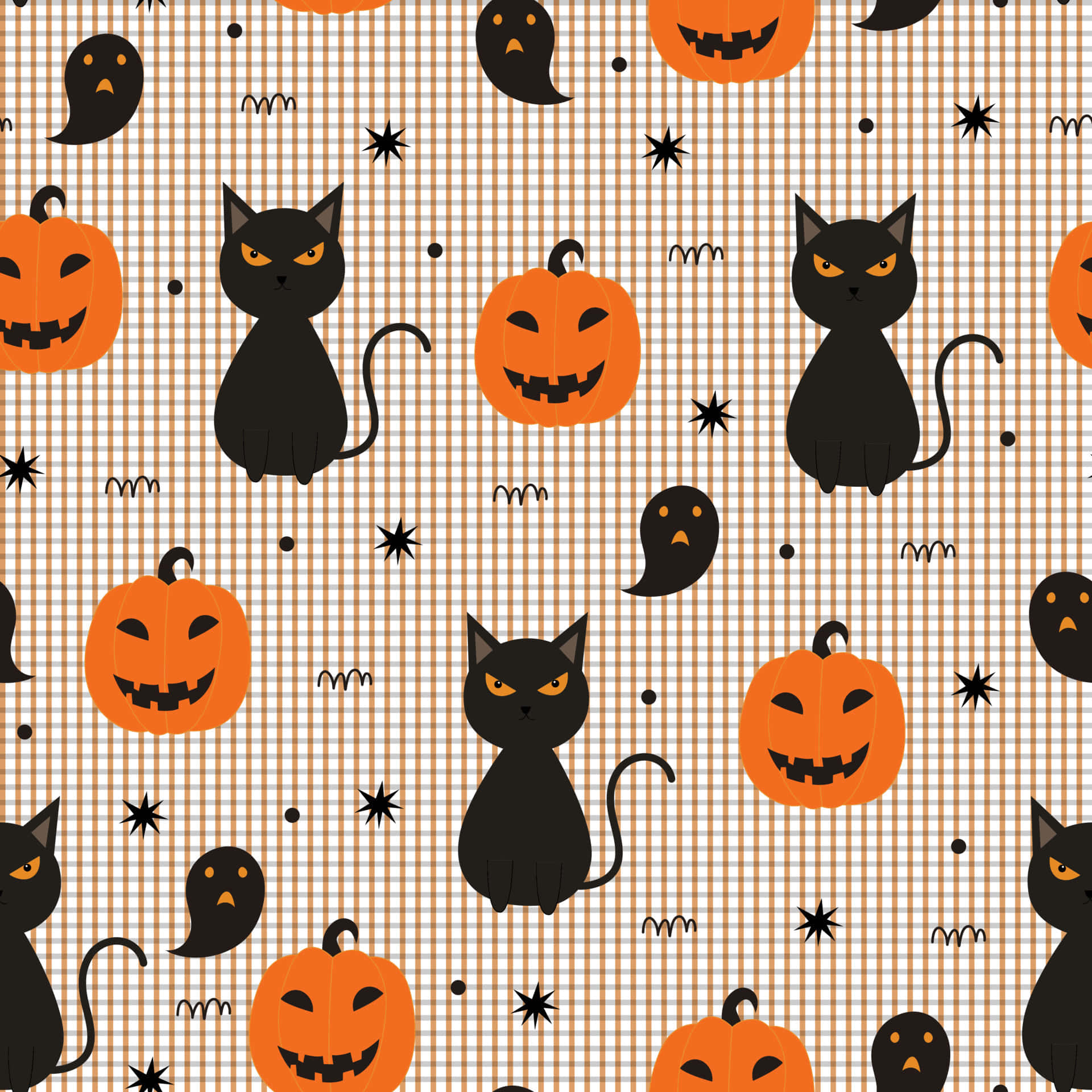 ¡elasustadizo Gato Se Transforma De Manera Espeluznante En Esta Noche De Halloween! Fondo de pantalla