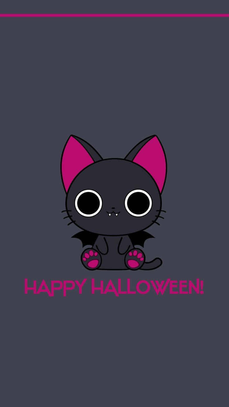 This Halloween, even cats get in on the costume fun!" Wallpaper