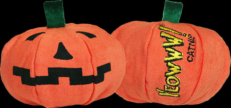 Halloween Catnip Toy Pumpkins PNG