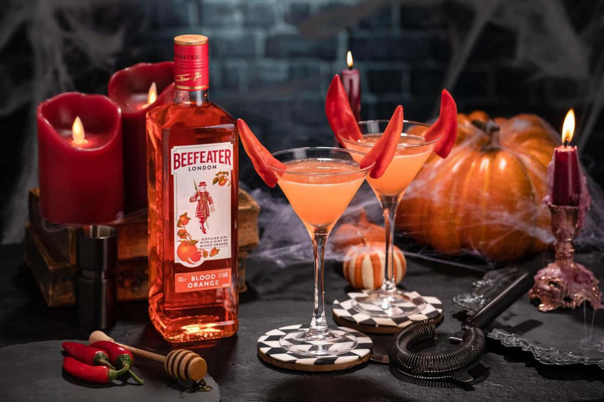 Celebrate Halloween with a Festive Cocktail! Wallpaper