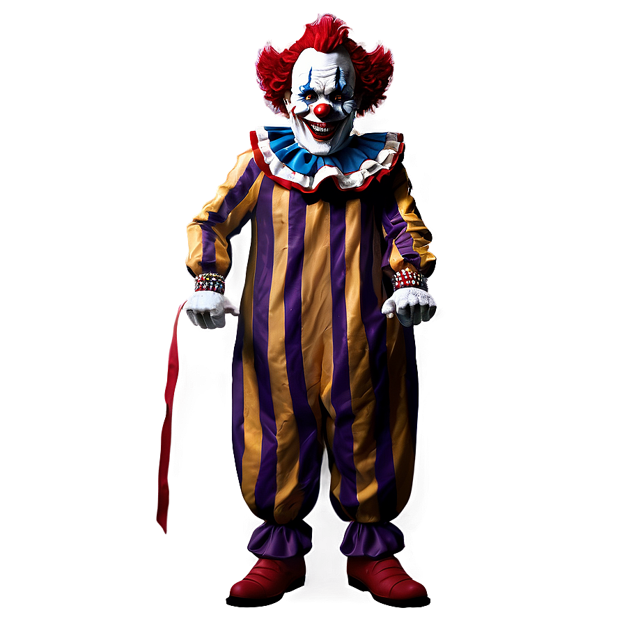 Halloween Creepy Clown Png 04292024 PNG