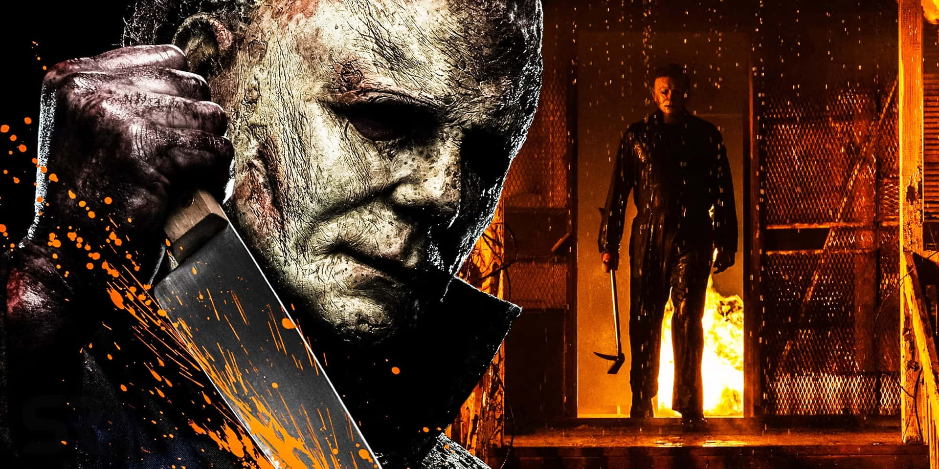 Halloween Ends Michael Myers Siste Stand Bakgrunnsbildet