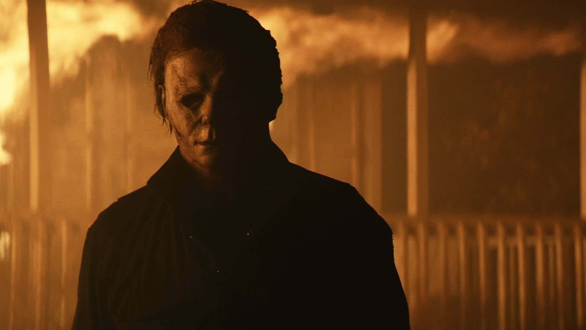 Pertarungan Terakhir Michael Myers Di Halloween Ends Wallpaper