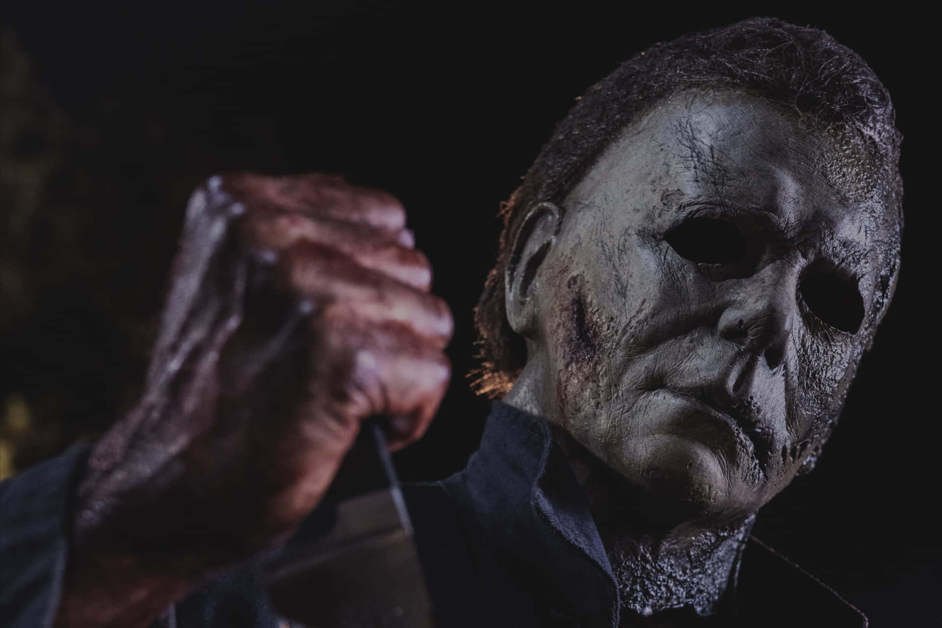 Halloween Ends Michael Myers Maske Bakgrunnsbildet