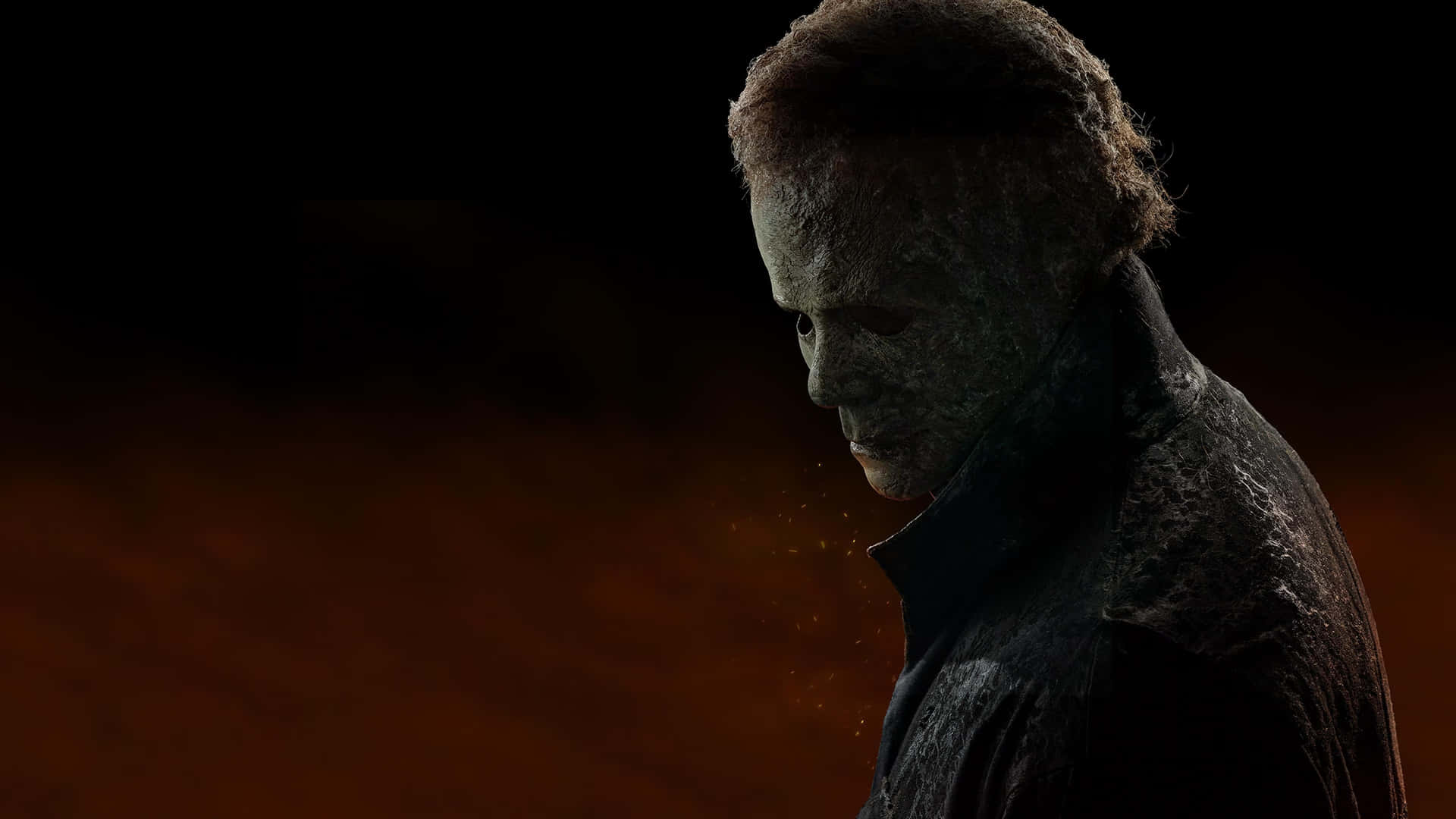 Halloween Ends Michael Myers Silhuett Bakgrunnsbildet