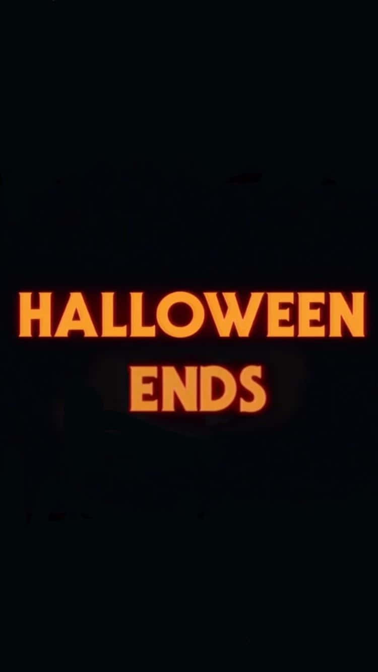 Halloween Ends Movie Title Wallpaper