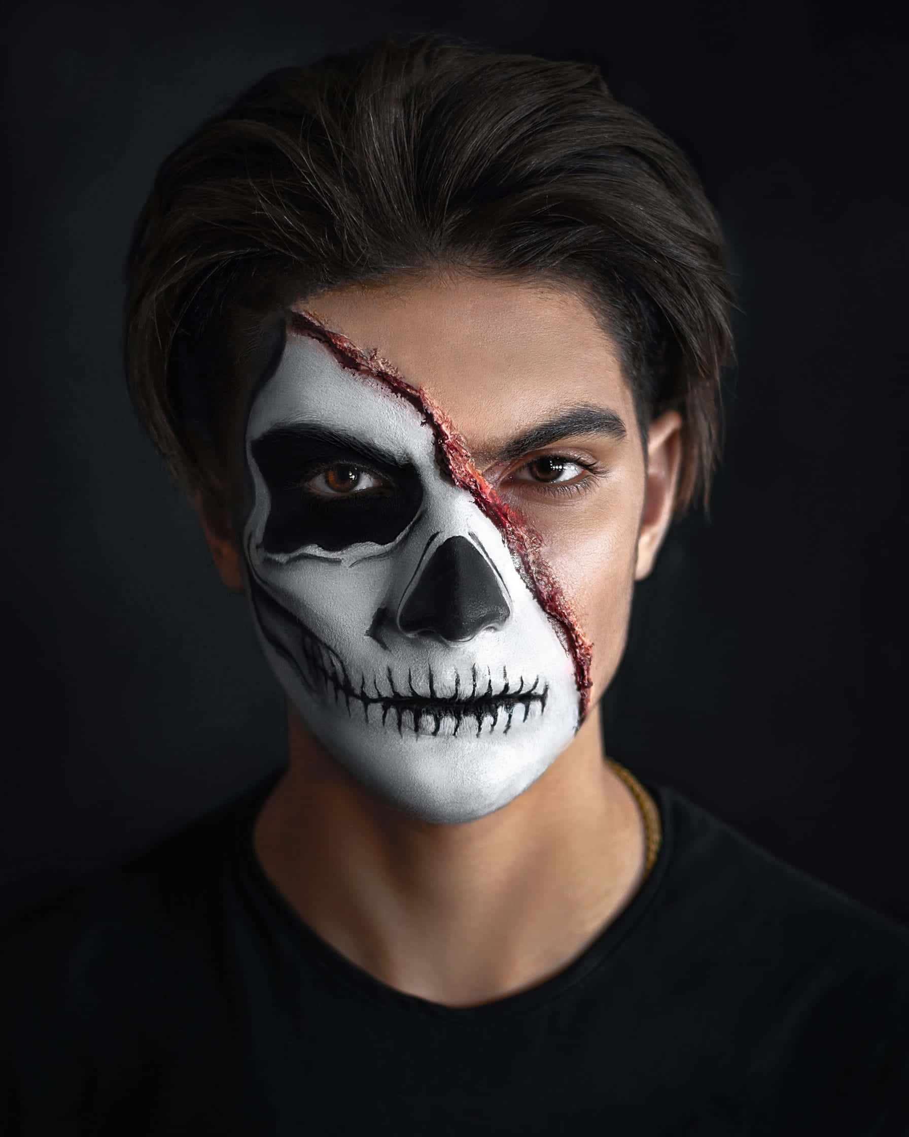 Celebrate Halloween with Fun Face Paint! Wallpaper