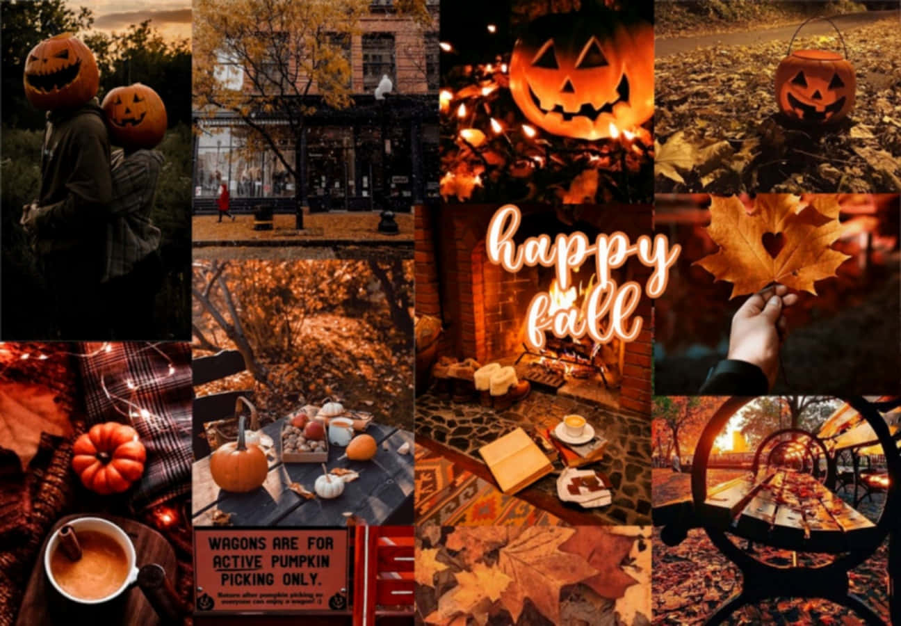 Halloween Fall Vibe Collage Picture