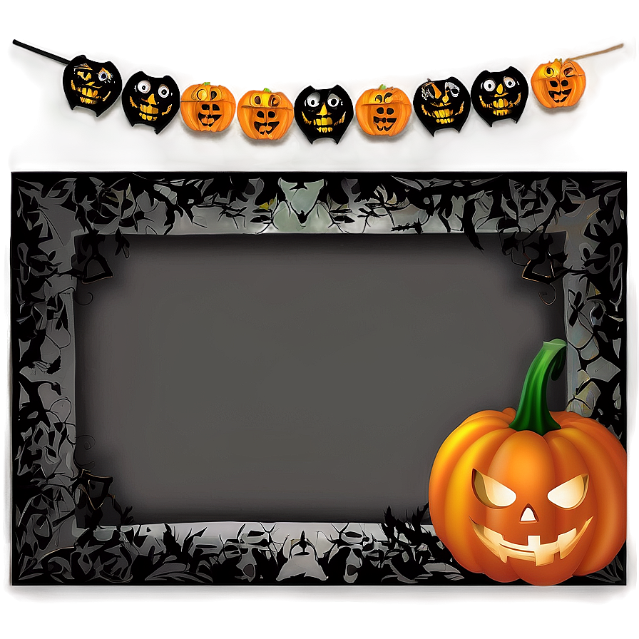 Halloween Frame Design Png Fyf PNG