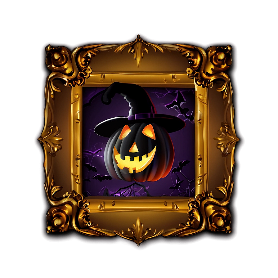 Download Halloween Frame Png 04292024 | Wallpapers.com