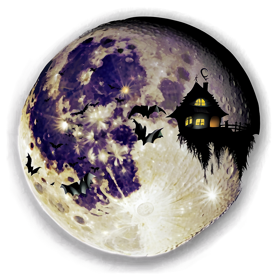 Halloween Full Moon Transparent Png Par63 PNG