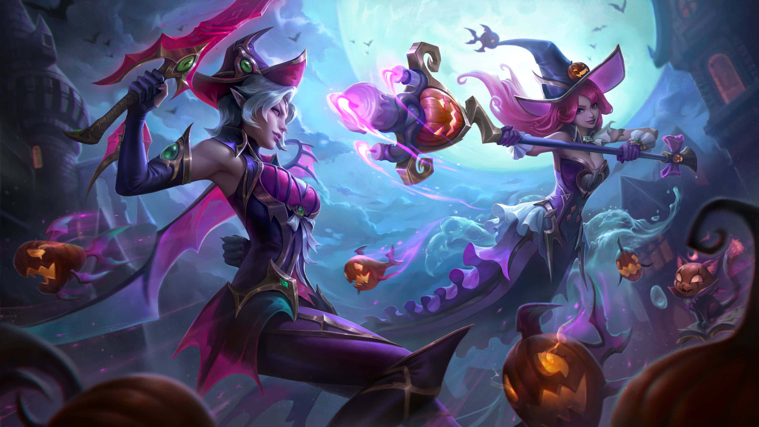 Enjoy some spooky fun this Halloween with themed games! Wallpaper