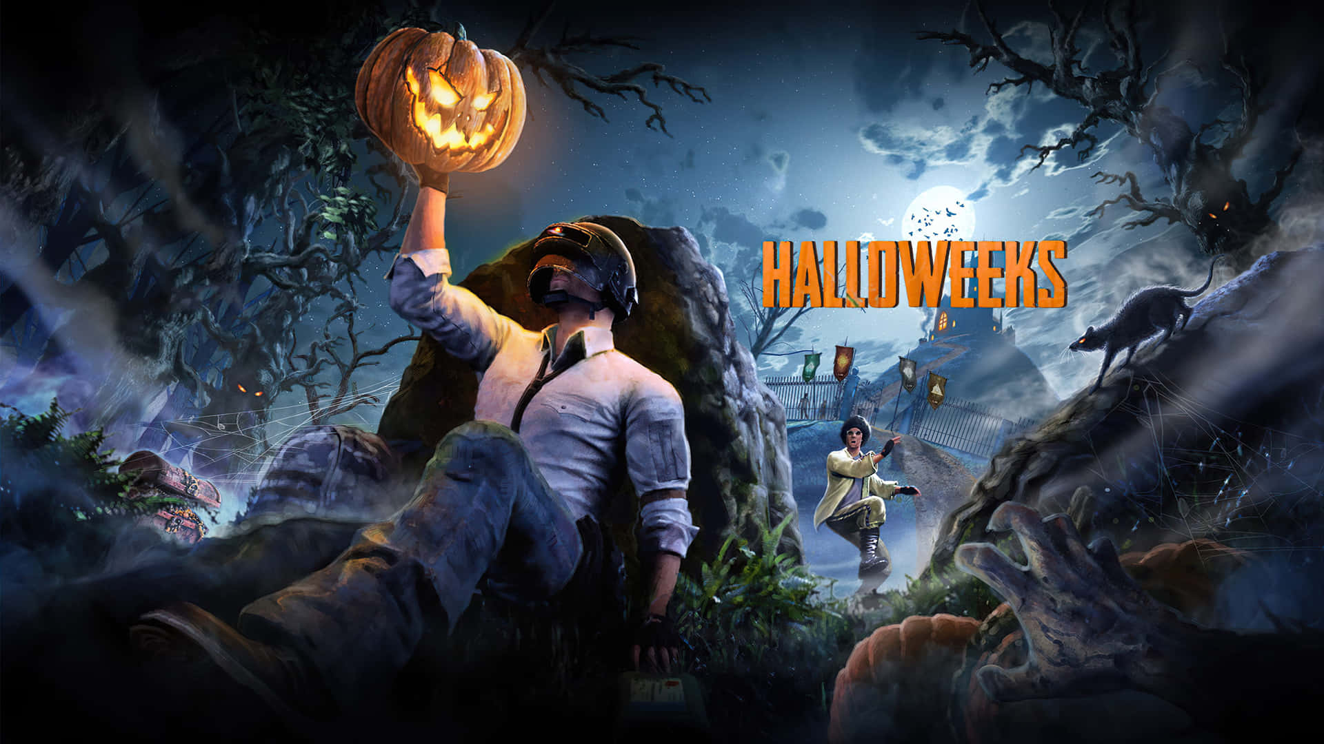 Enjoy memorable times with friends at your Halloween Games event. Wallpaper