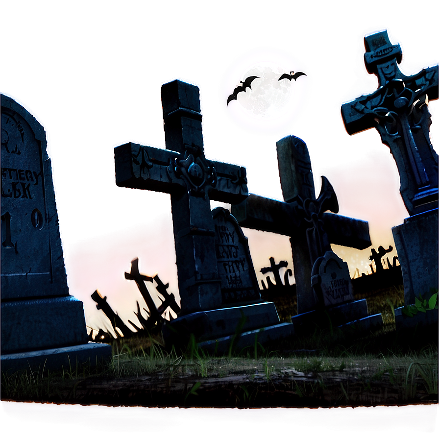 Halloween Graveyard Png 04292024 PNG